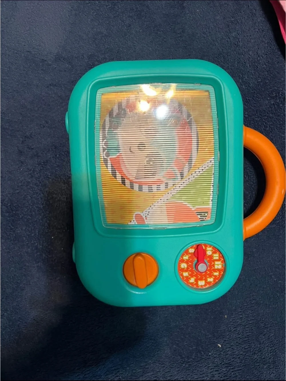Teal and Orange Kids Picture Shutter Toy